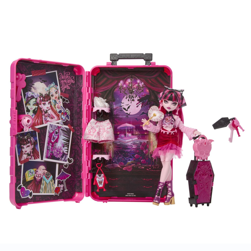 Monster high skulltimate secrets papusa draculaura cu accesorii copii varsta 4 ani - 10 ani [7]