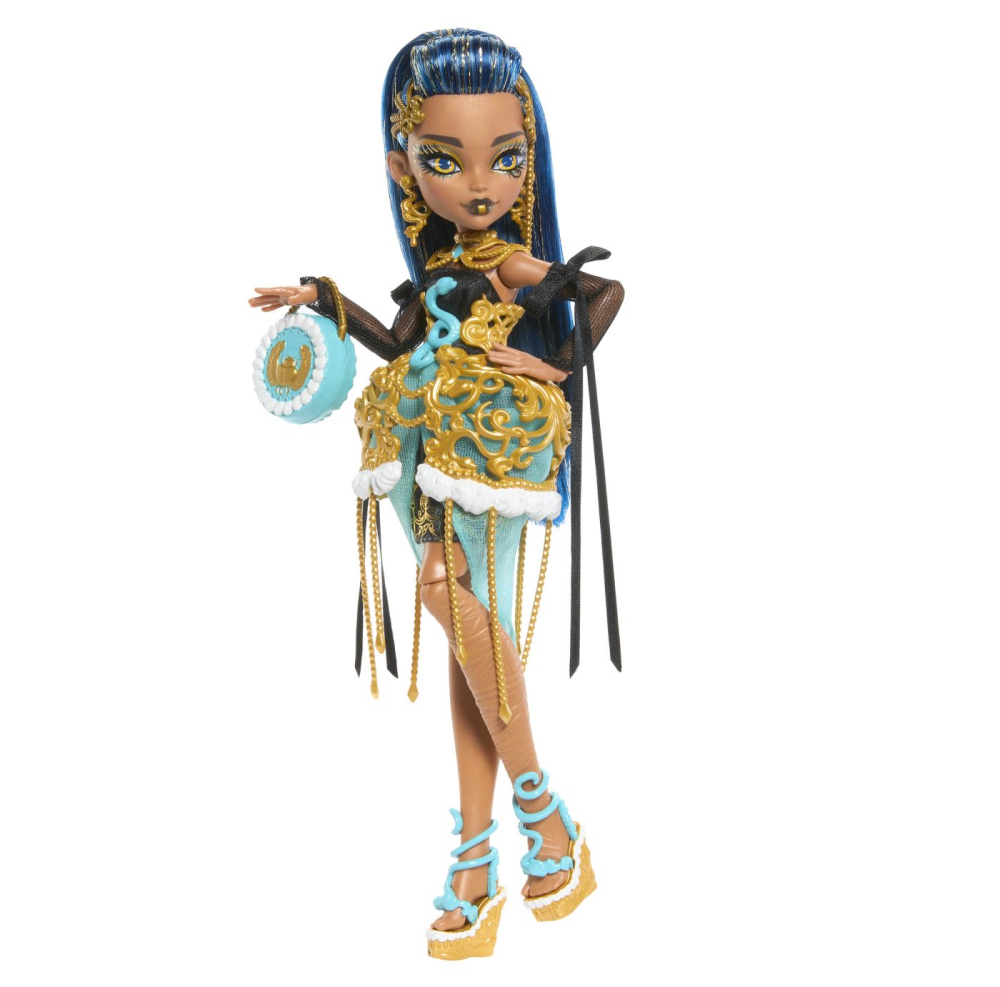 Monster high ziua de nastere dulce si infricosatoare papusa cleo de nile cu accesorii copii cu varsta peste 4 ani [4]