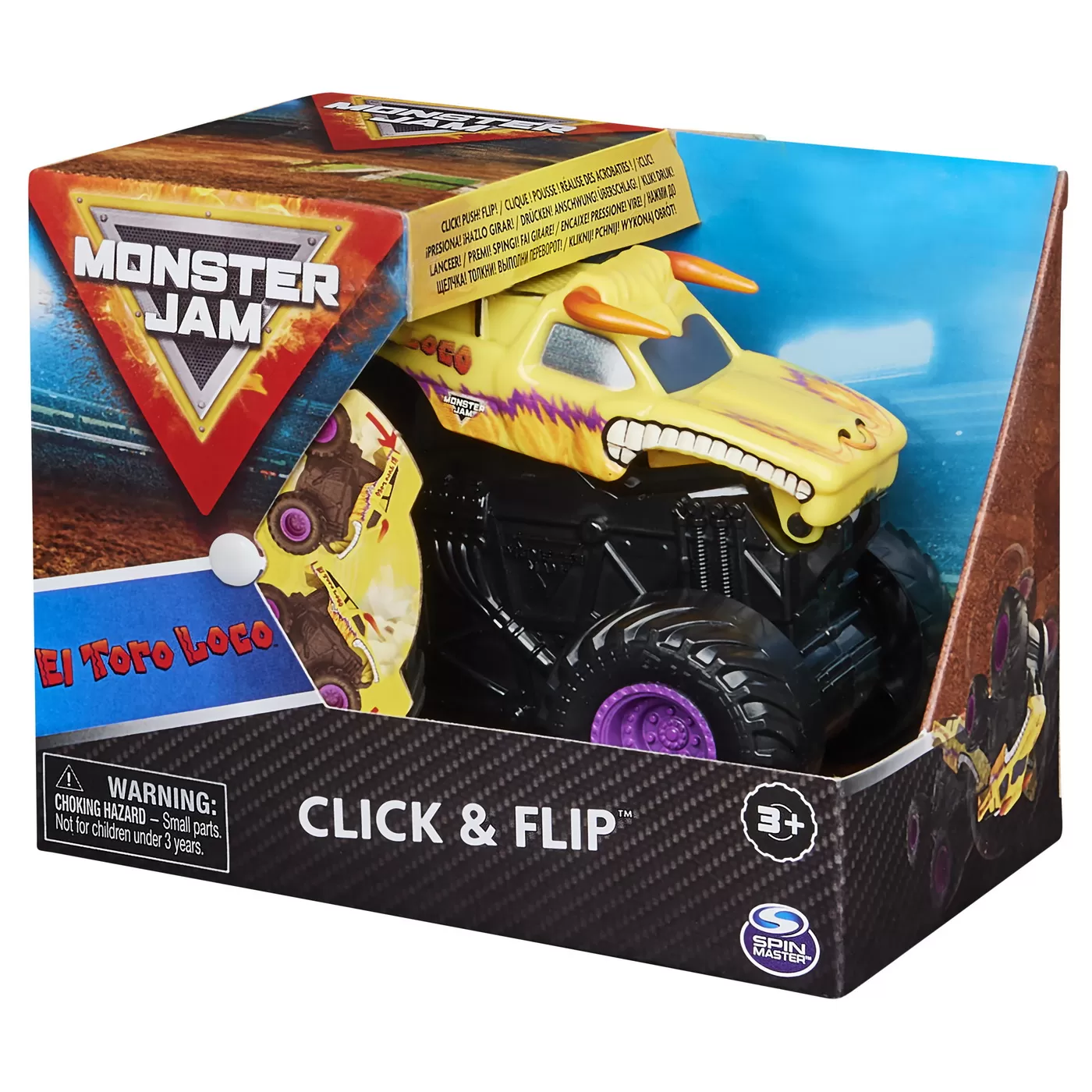 Monster jam el toro loco seria click flip scara 1 la 43, varsta de la 3 ani la 10 ani [4]