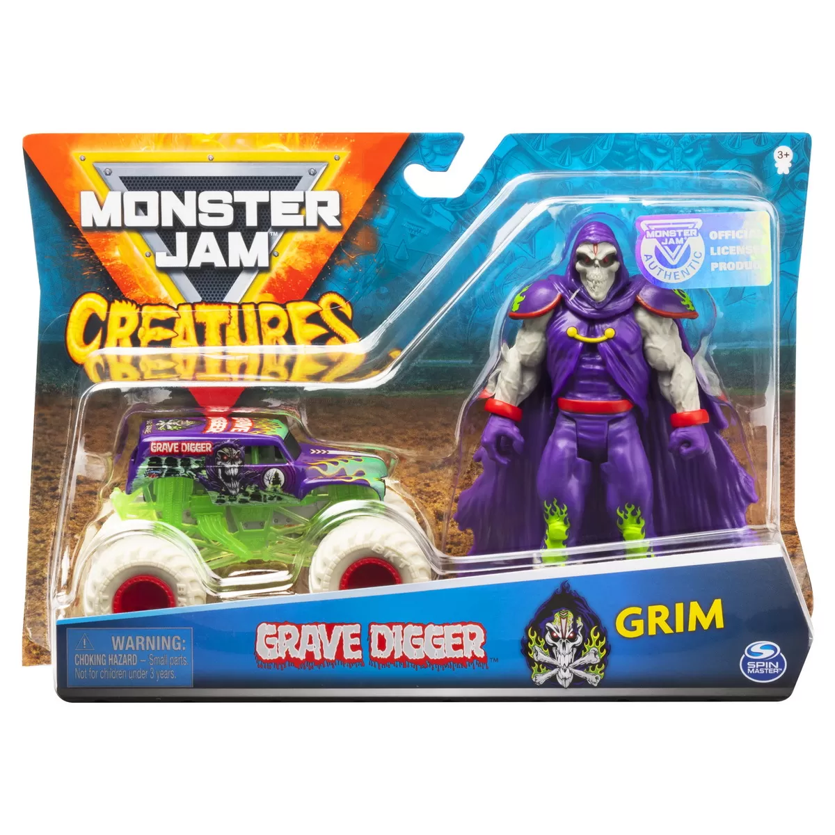 Monster jam macheta groparul si grim, varsta de la 3 ani la 10 ani [5]