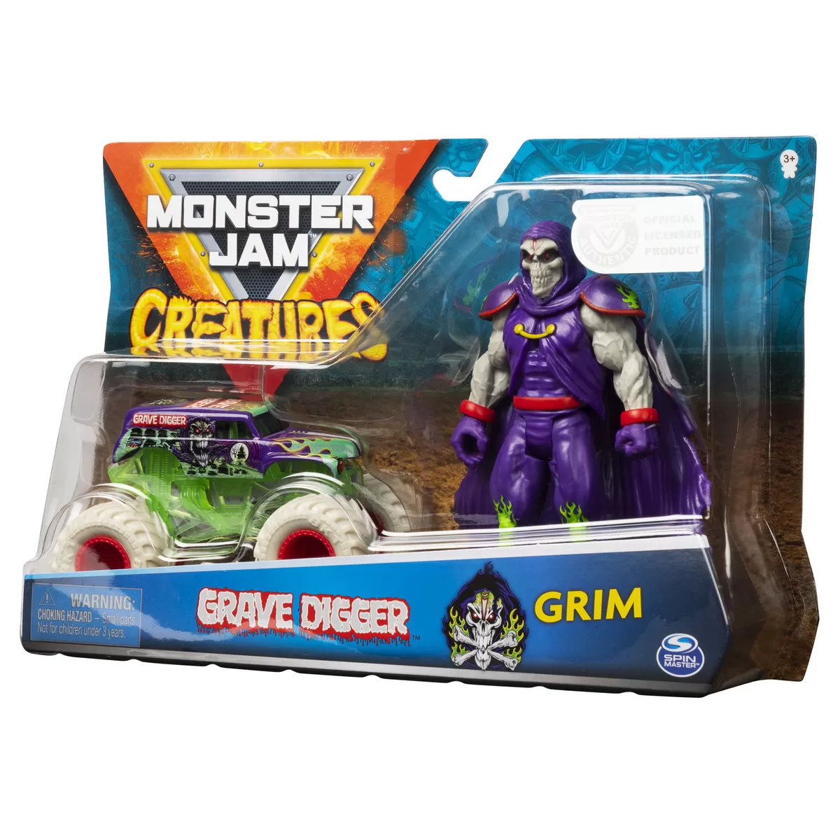 Monster jam macheta groparul si grim, varsta de la 3 ani la 10 ani [1]