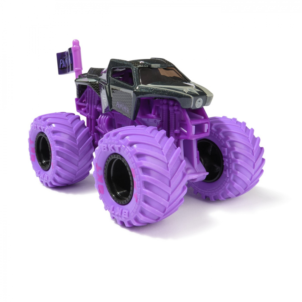 Monster jam marvel camion gigant black panther scara 1 la 64, varsta de la 3 ani la 12 ani [2]