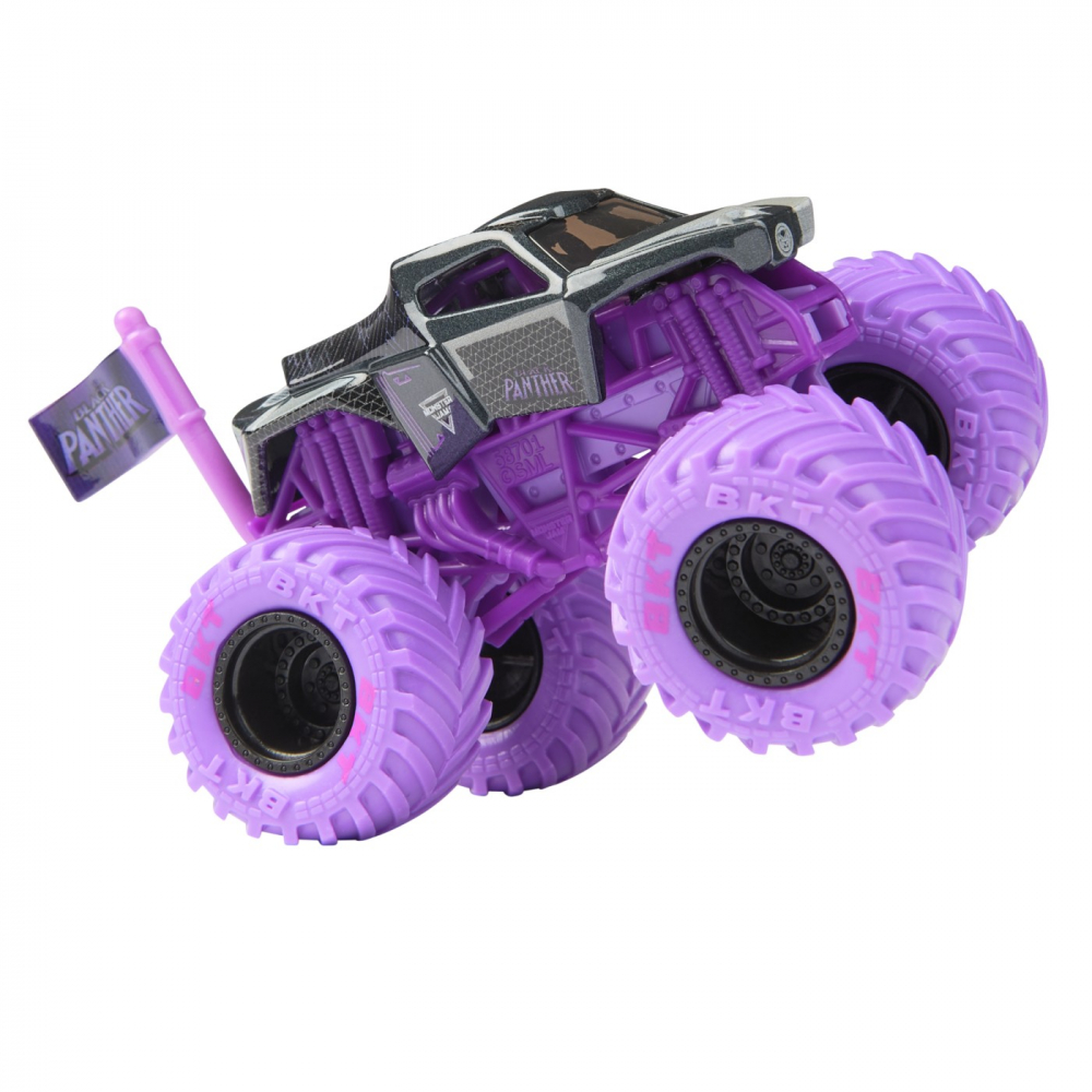 Monster jam marvel camion gigant black panther scara 1 la 64, varsta de la 3 ani la 12 ani [6]
