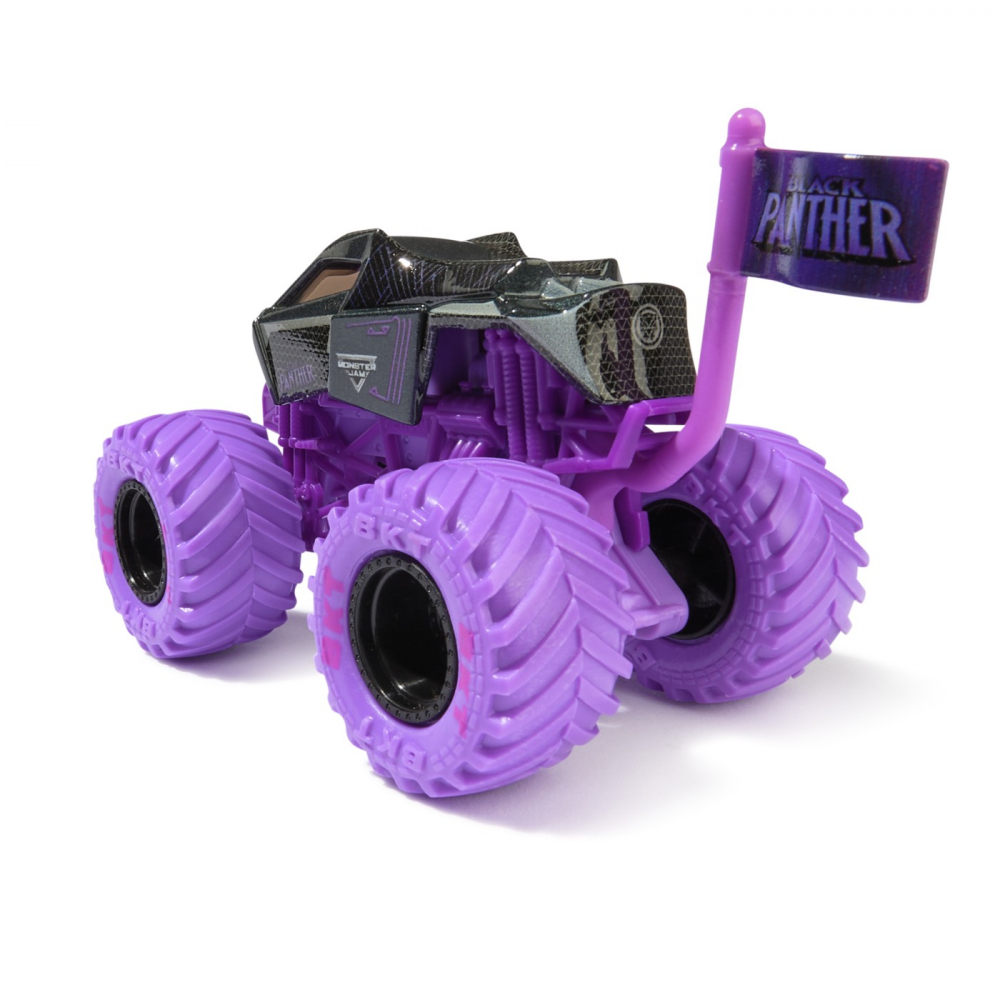 Monster jam marvel camion gigant black panther scara 1 la 64, varsta de la 3 ani la 12 ani [4]