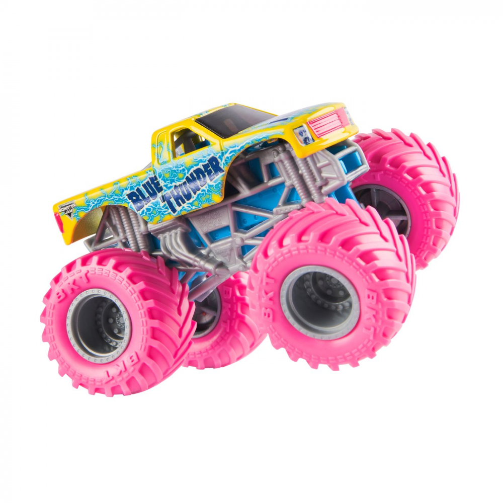 Monster jam masinuta metalica blue thunder scara 1 la 64, varsta de la 3 ani la +15 ani [5]