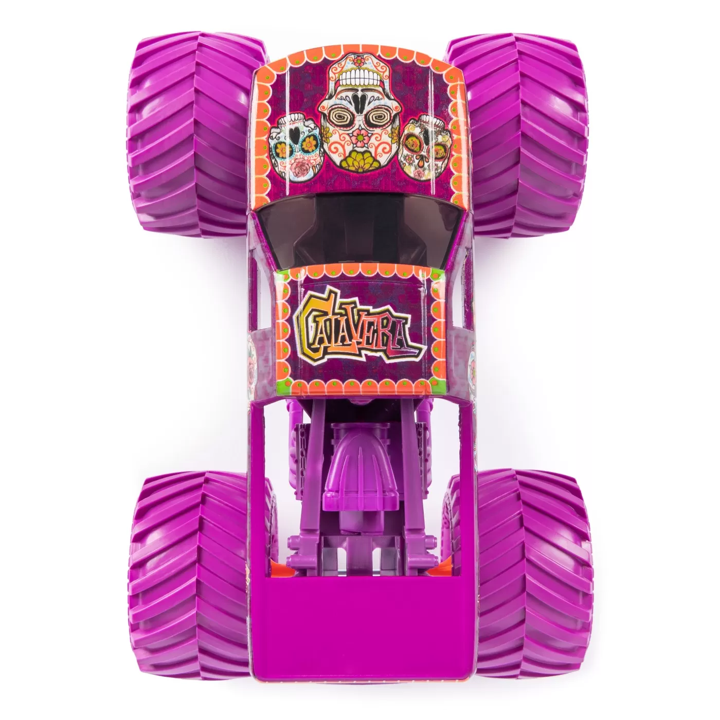 Monster jam masinuta metalica calavera scara 1:24, varsta de la 3 ani la 7 ani [7]