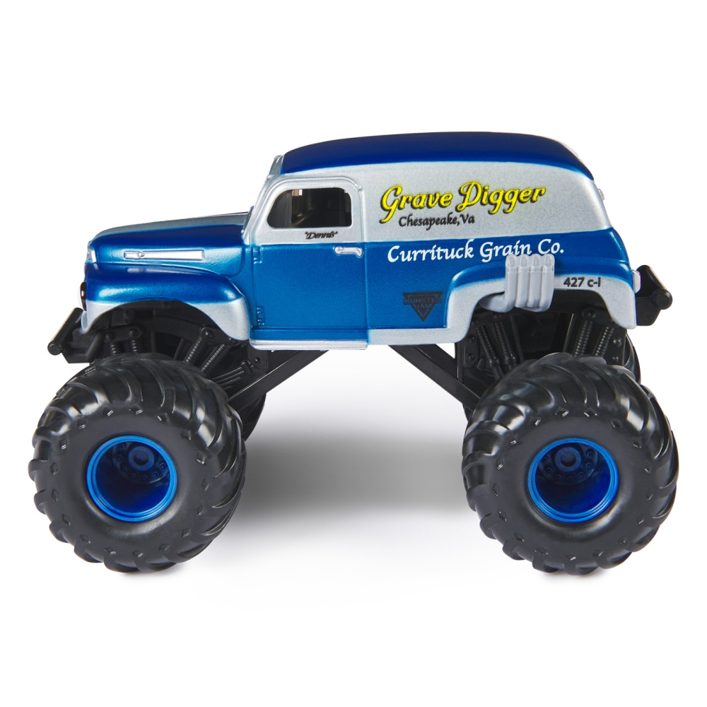 Monster jam masinuta metalica grave digger scara 1:24 [4]