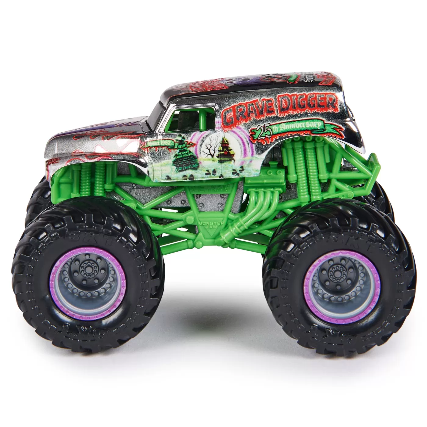 Monster jam masinuta metalica grave digger scara 1 la 64, varsta de la 3 ani la +15 ani [4]