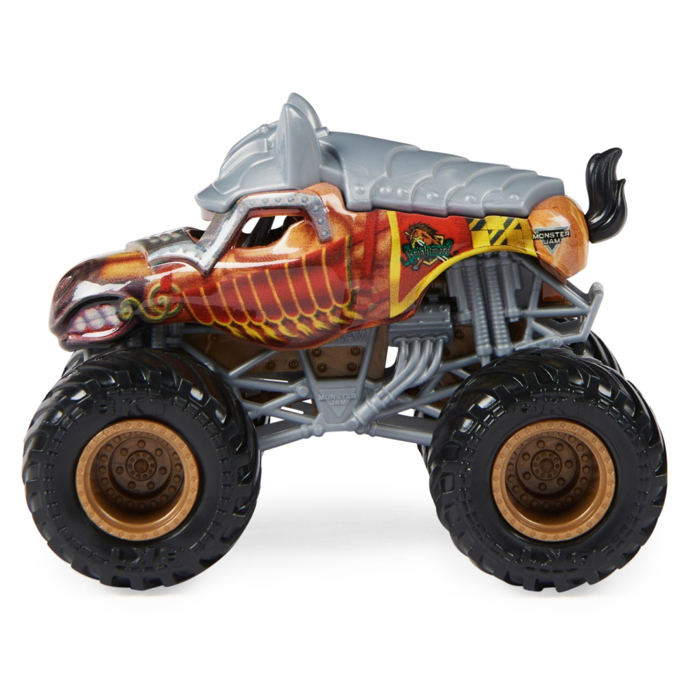 Monster jam masinuta metalica knightmare scara 1 la 64 copii cu varsta peste 3 ani [8]