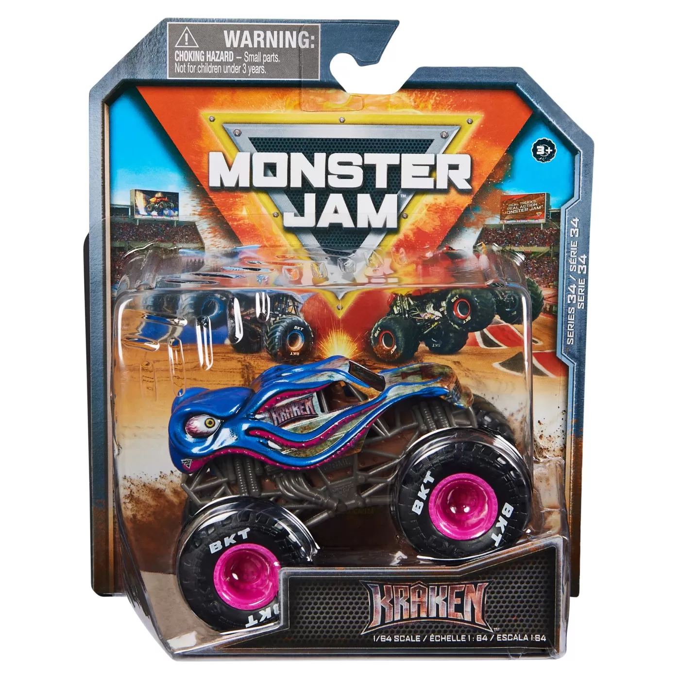 Monster jam masinuta metalica kraken scara 1 la 64, varsta de la 3 ani la +15 ani [1]