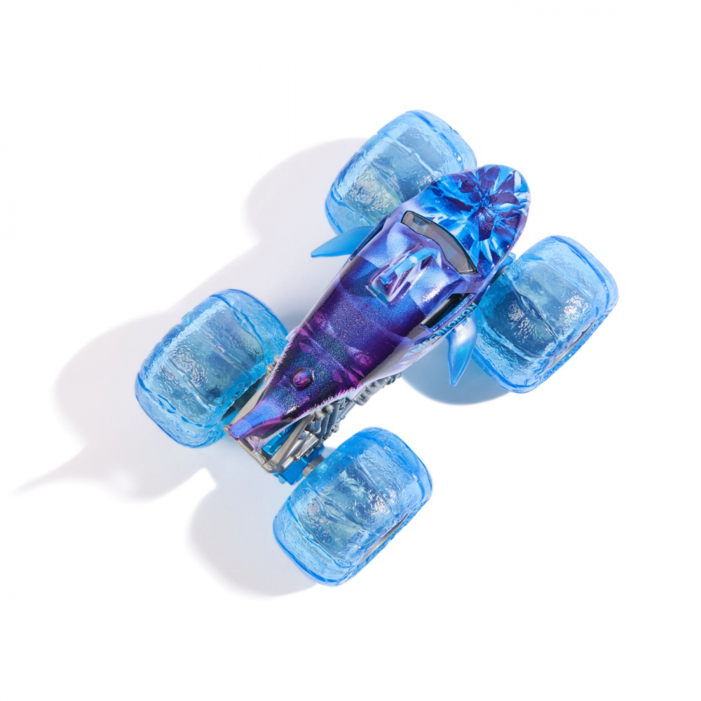Monster jam masinuta metalica megalodon mov scara 1 la 64, varsta de la 3 ani la +15 ani [4]