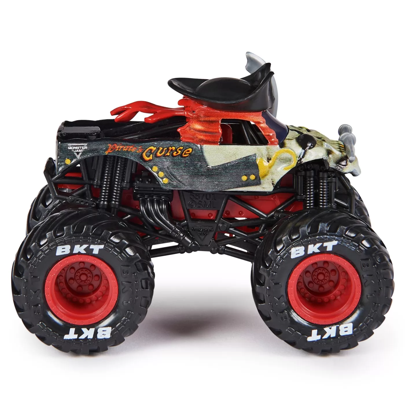 Monster jam masinuta metalica pirate's curse scara 1 la 64, varsta de la 3 ani la +15 ani [2]