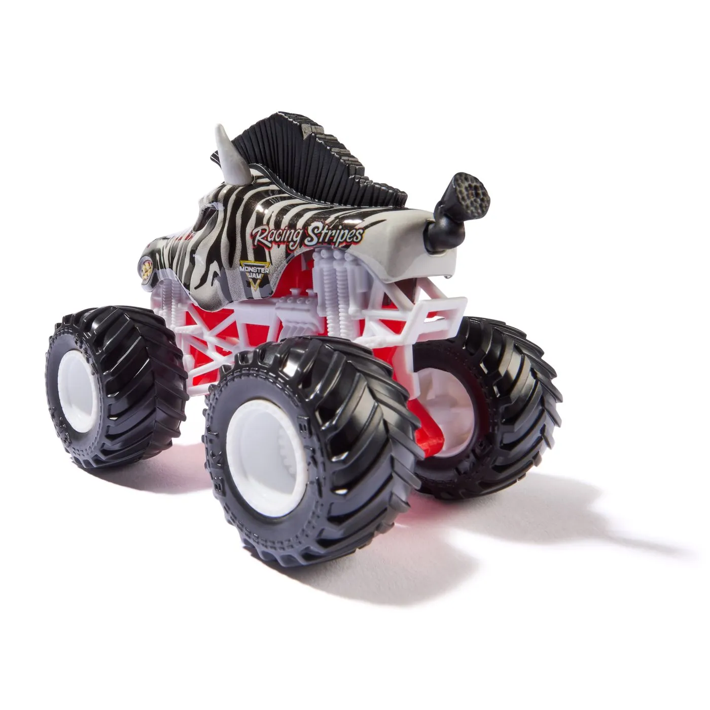 Monster jam masinuta metalica racing stripes scara 1 la 64, copii varsta 3 ani pana la +15 ani [3]