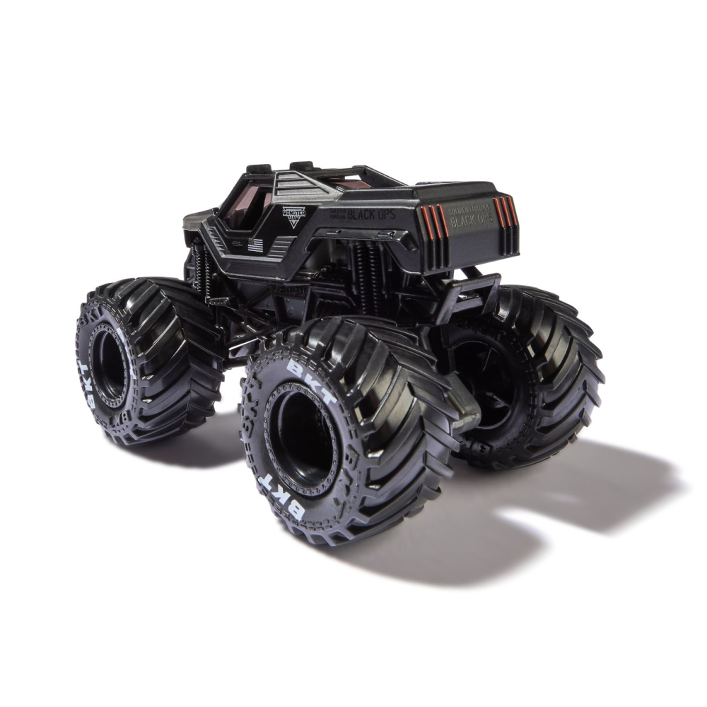Monster jam masinuta metalica soldier fortune black ops scara 1 la 64 [3]