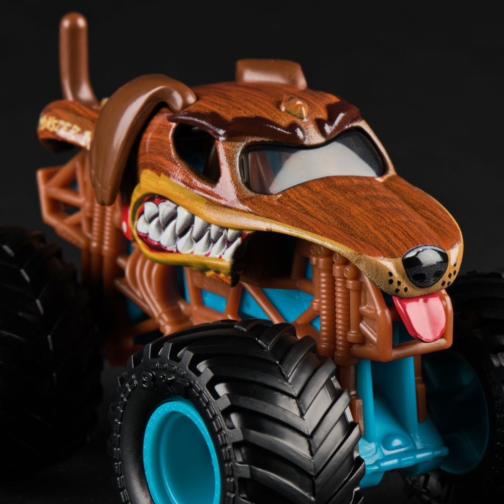 Monster jam ruff crowd masinuta metalica monster mutt scara 1 la 64 [6]
