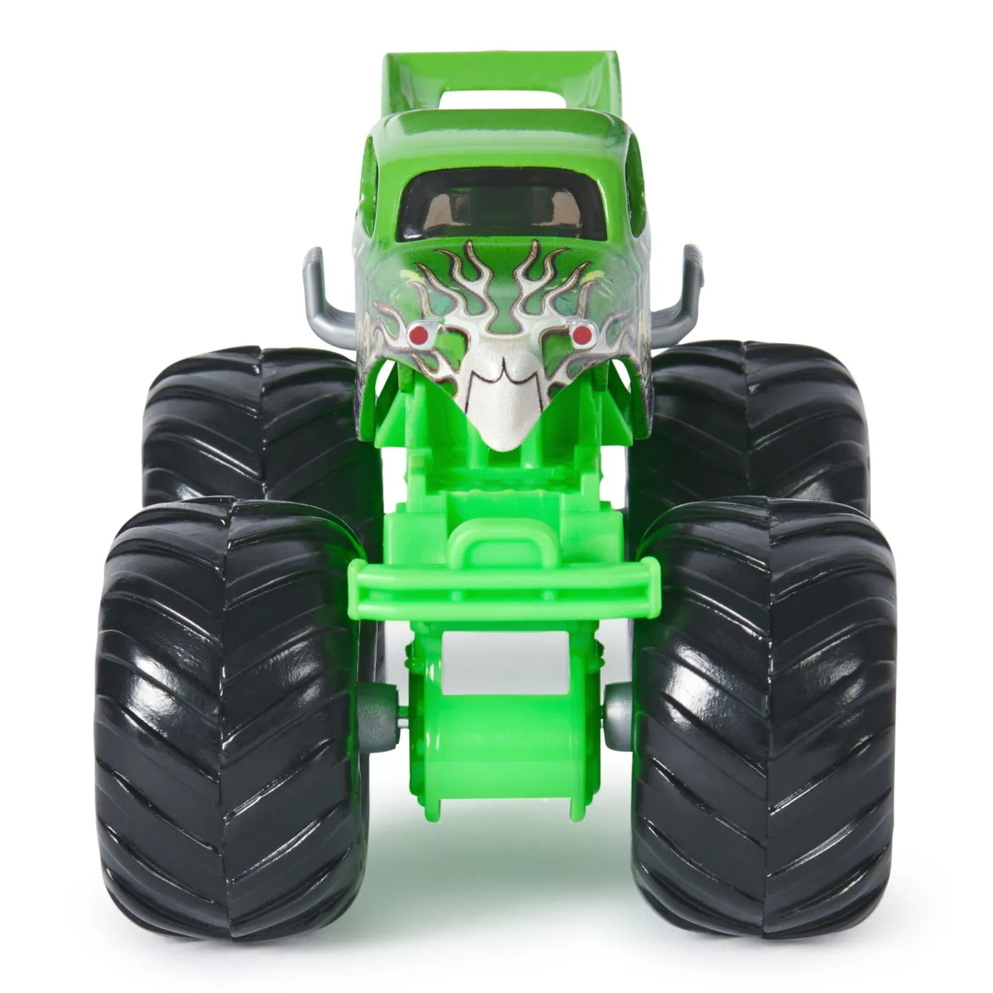 Monster jam set 2 masinute metalice bog hog si king sling scara 1 la 64, copii 3 ani pana la 7 ani [6]