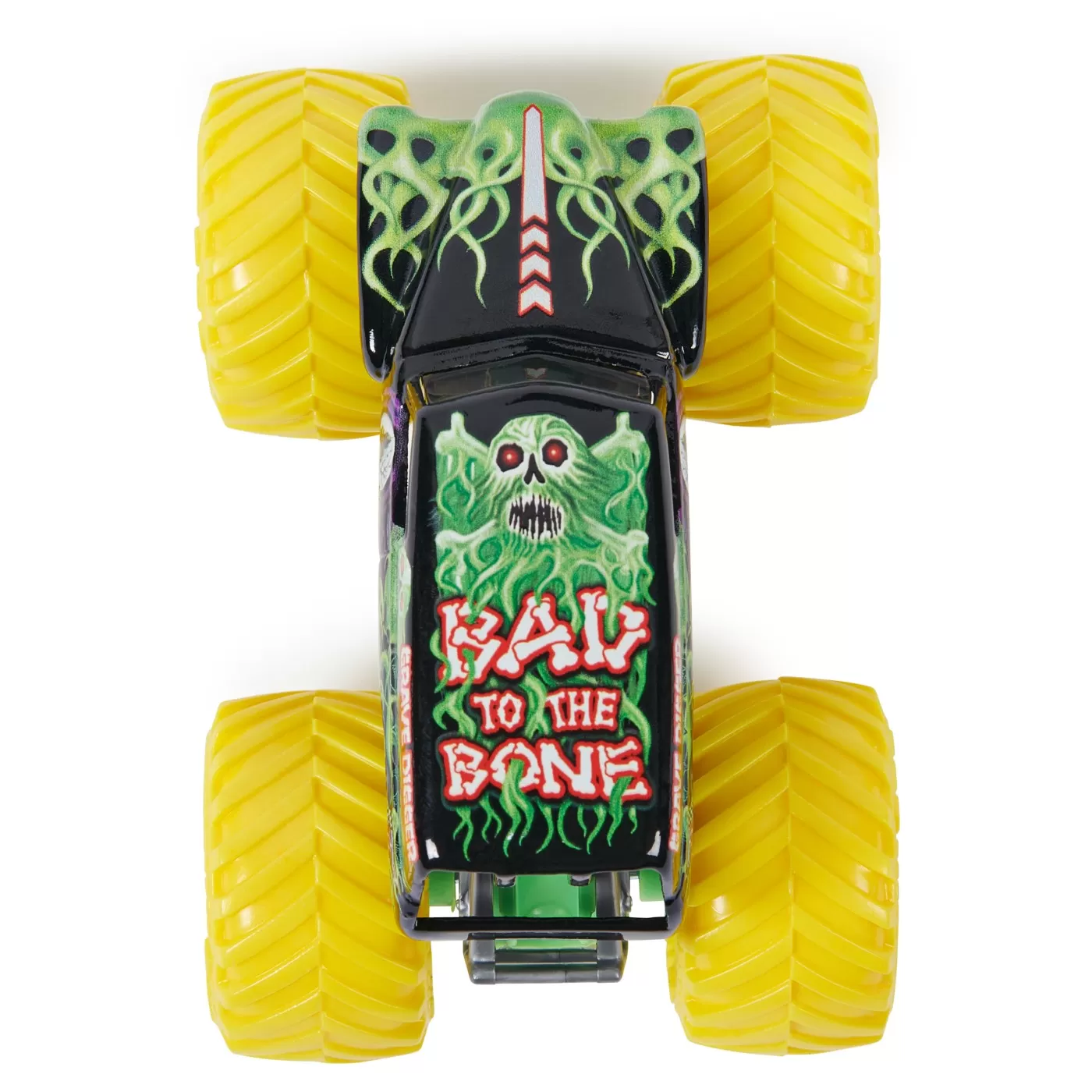 Monster jam set 2 masinute metalice grave digger si max-d scara 1:64, varsta de la 3 ani la 7 ani [8]