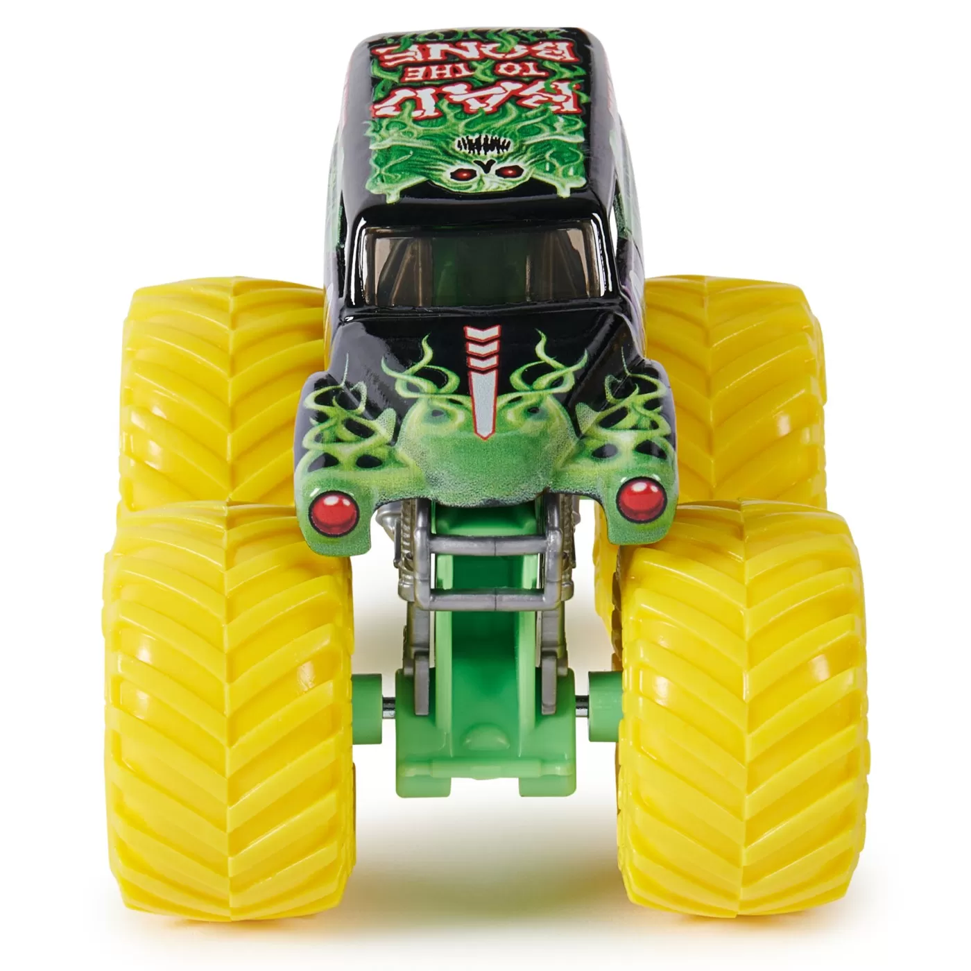Monster jam set 2 masinute metalice grave digger si max-d scara 1:64, varsta de la 3 ani la 7 ani [6]