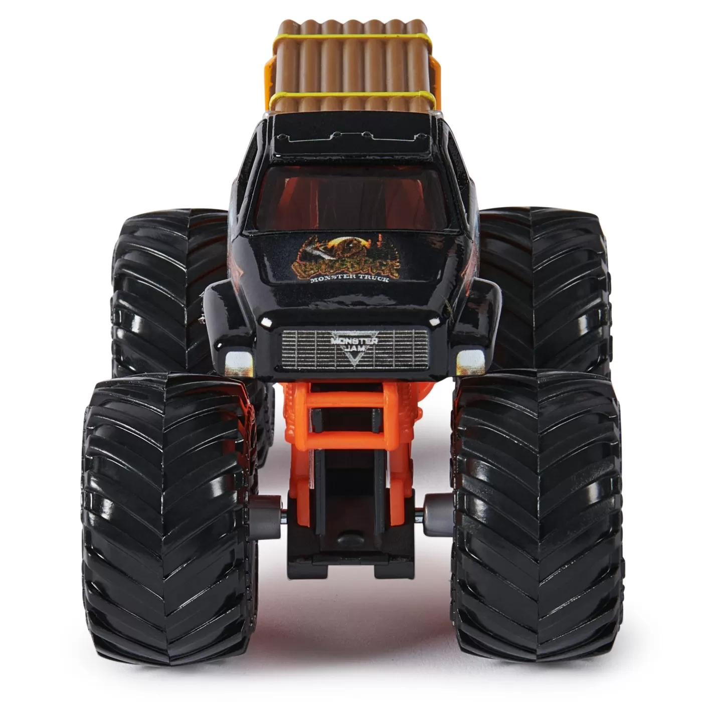 Monster jam set 2 masinute metalice lumberjack si axe scara 1:64, varsta de la 3 ani la 7 ani [5]
