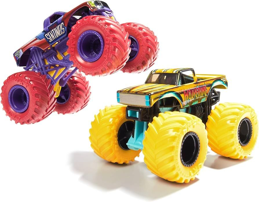  monster jam set 2 masinute metalice the sentinels vs wolverine scara 1 la 65 copii 3 ani - 10 ani [2]
