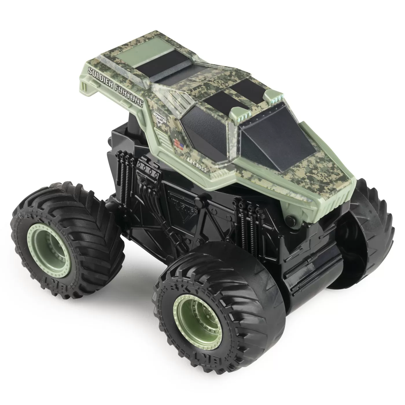 Monster jam soldier fortune seria click flip scara 1 la 43, varsta de la 3 ani la 10 ani [3]