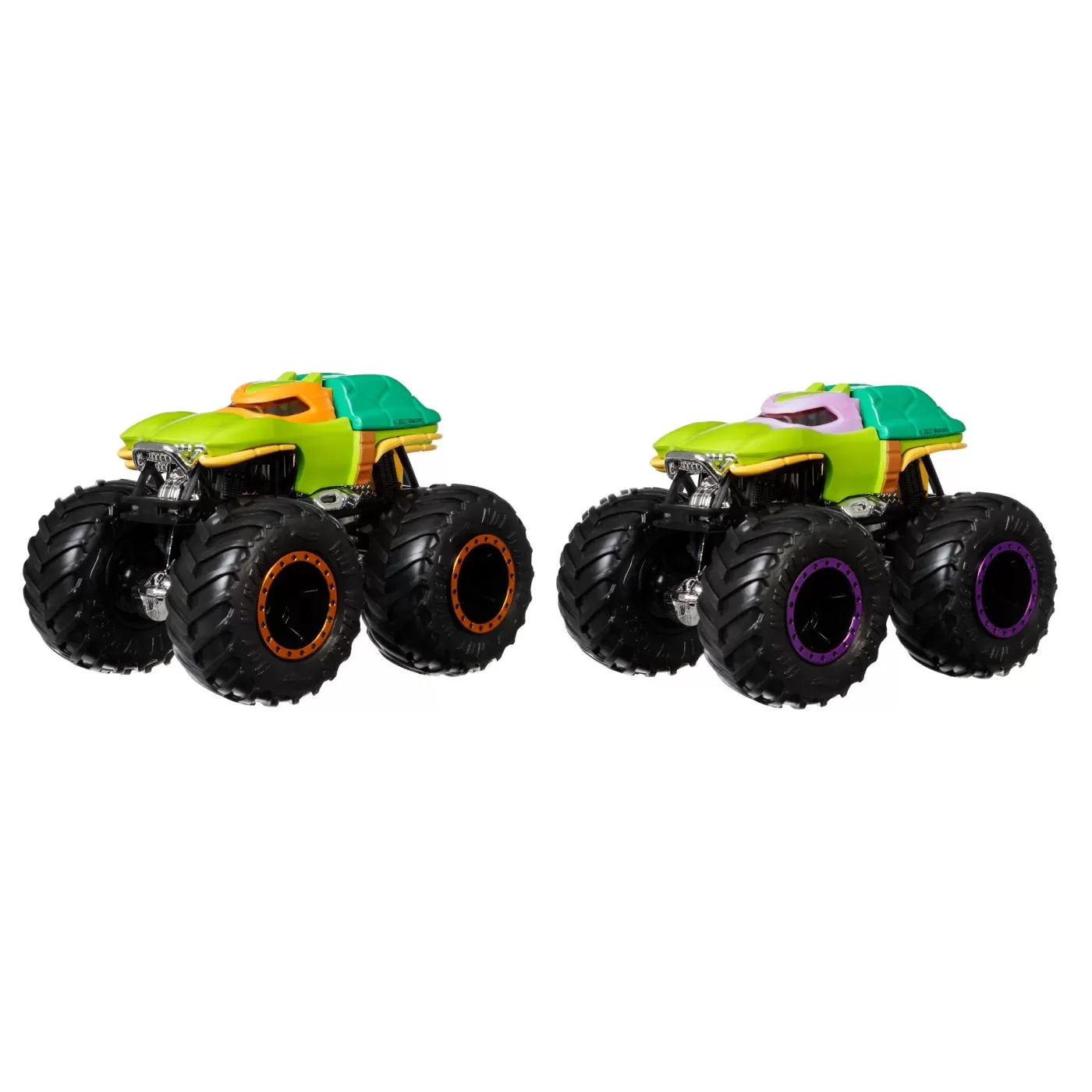 Monster truck set 2 masini scara 1 la 64 michelangelo si donatello, copii 3 ani pana la 14 ani [2]