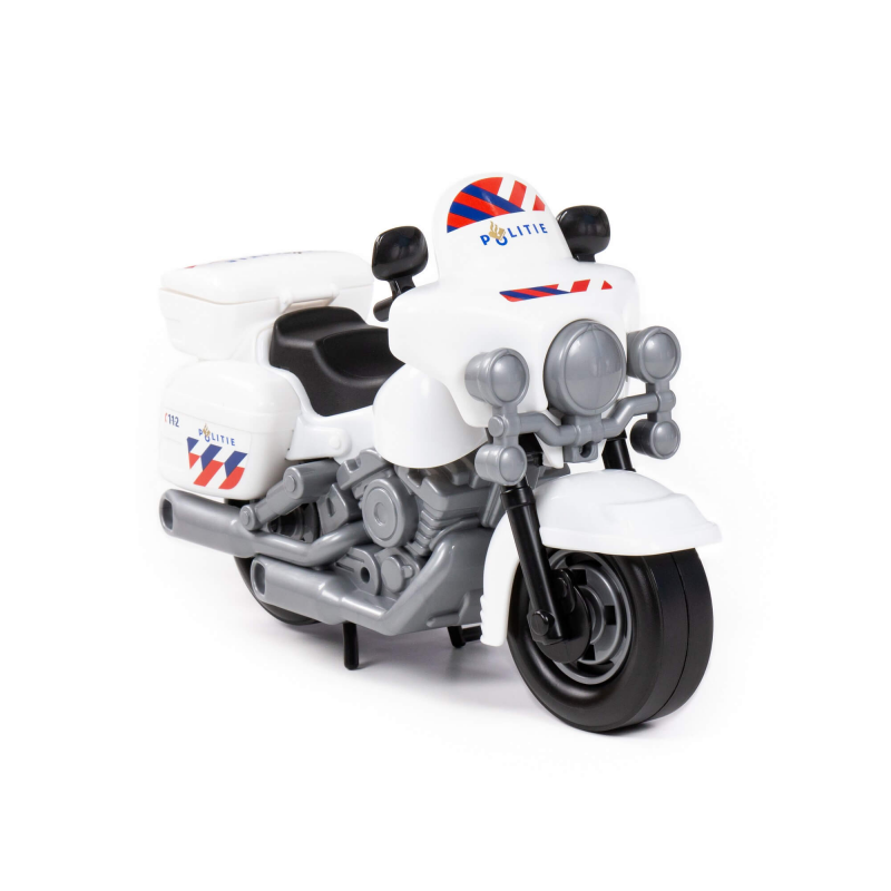 Motocicleta de politie Polesie 71323, 28cm, plastic, alb, 3+ ani [5]