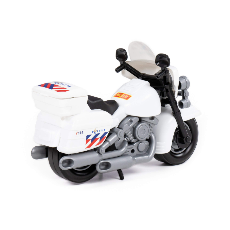 Motocicleta de politie Polesie 71323, 28cm, plastic, alb, 3+ ani [4]