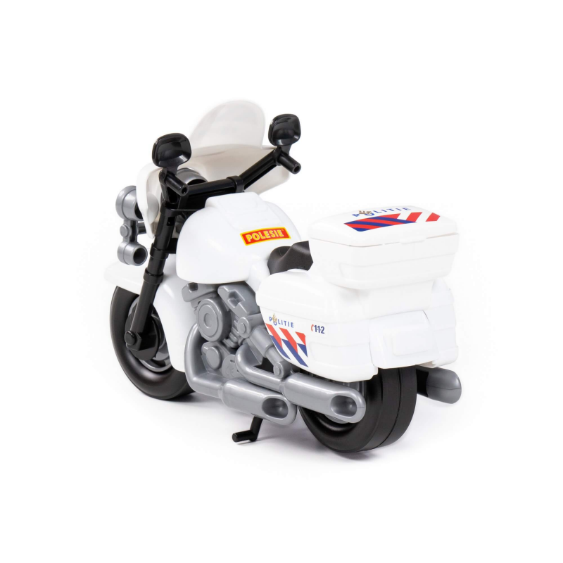 Motocicleta de politie Polesie 71323, 28cm, plastic, alb, 3+ ani [3]