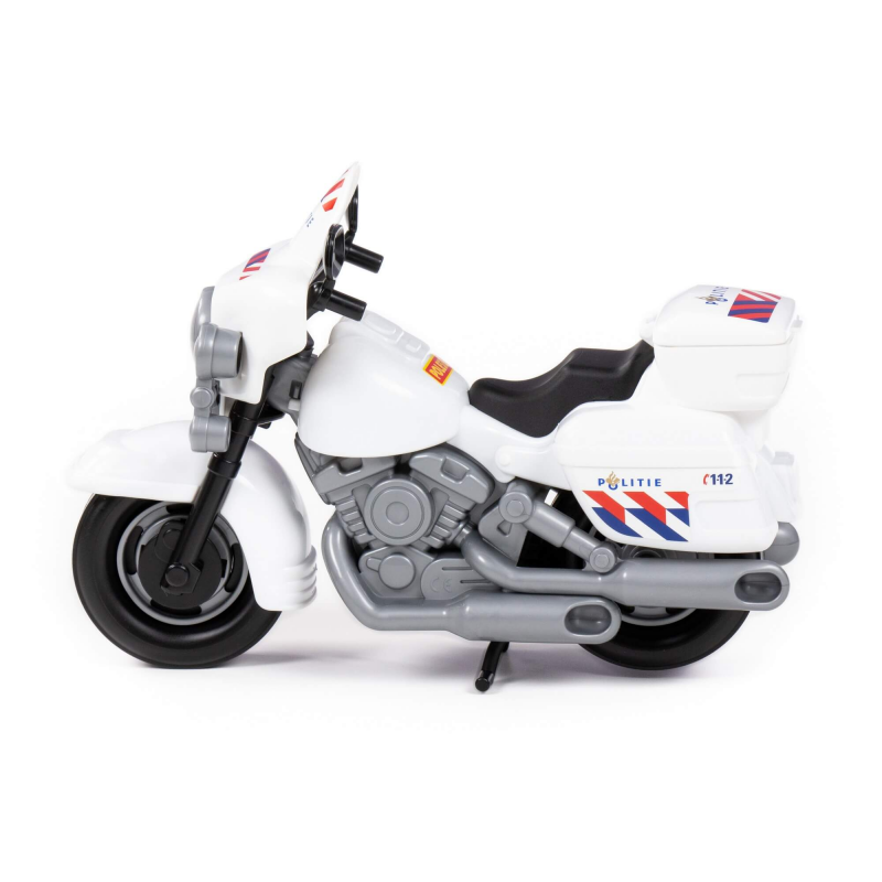 Motocicleta de politie Polesie 71323, 28cm, plastic, alb, 3+ ani [2]