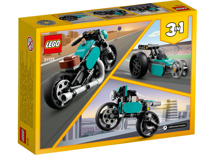 LEGO Creator: Motocicleta vintage 31135, 8 ani+, 128 piese, varsta de la 8 ani la 13 ani [6]