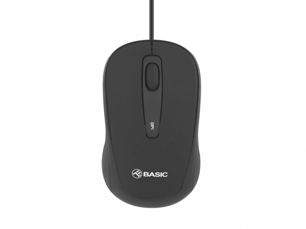 Mouse cu fir Tellur Basic, mini, negru [1]