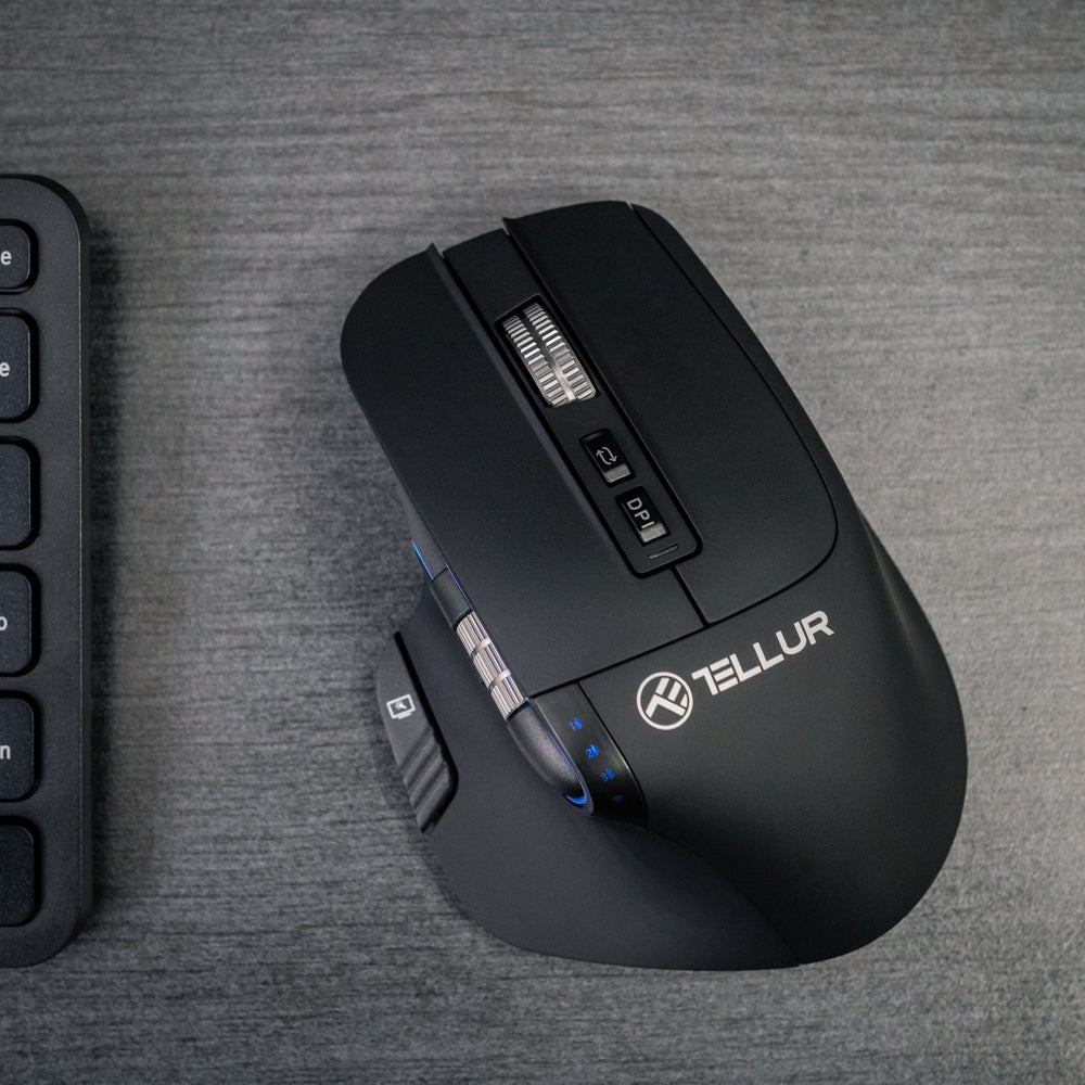 Mouse fără fir Tellur Shade, Bluetooth, Negru [8]