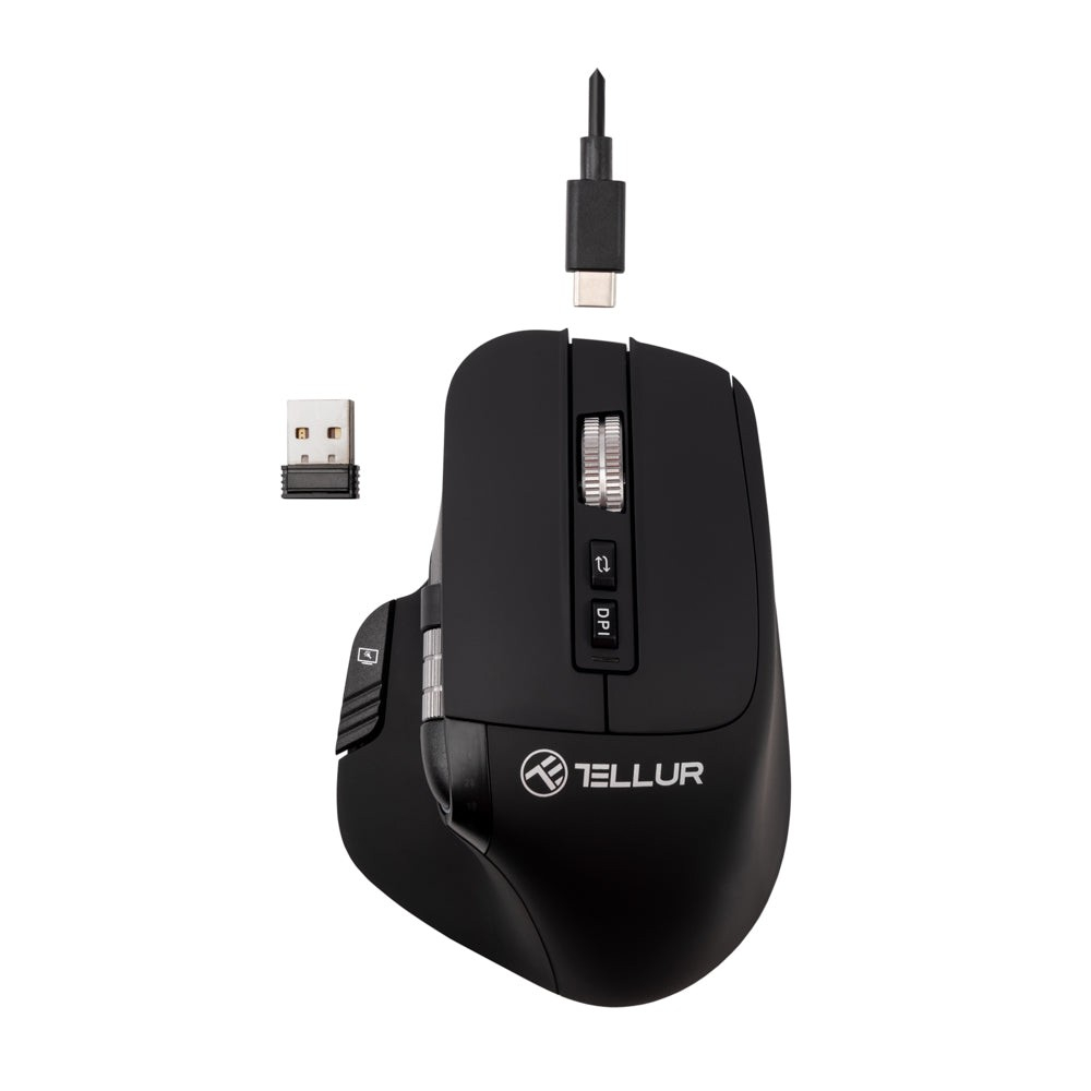 Mouse fără fir Tellur Shade, Bluetooth, Negru [15]