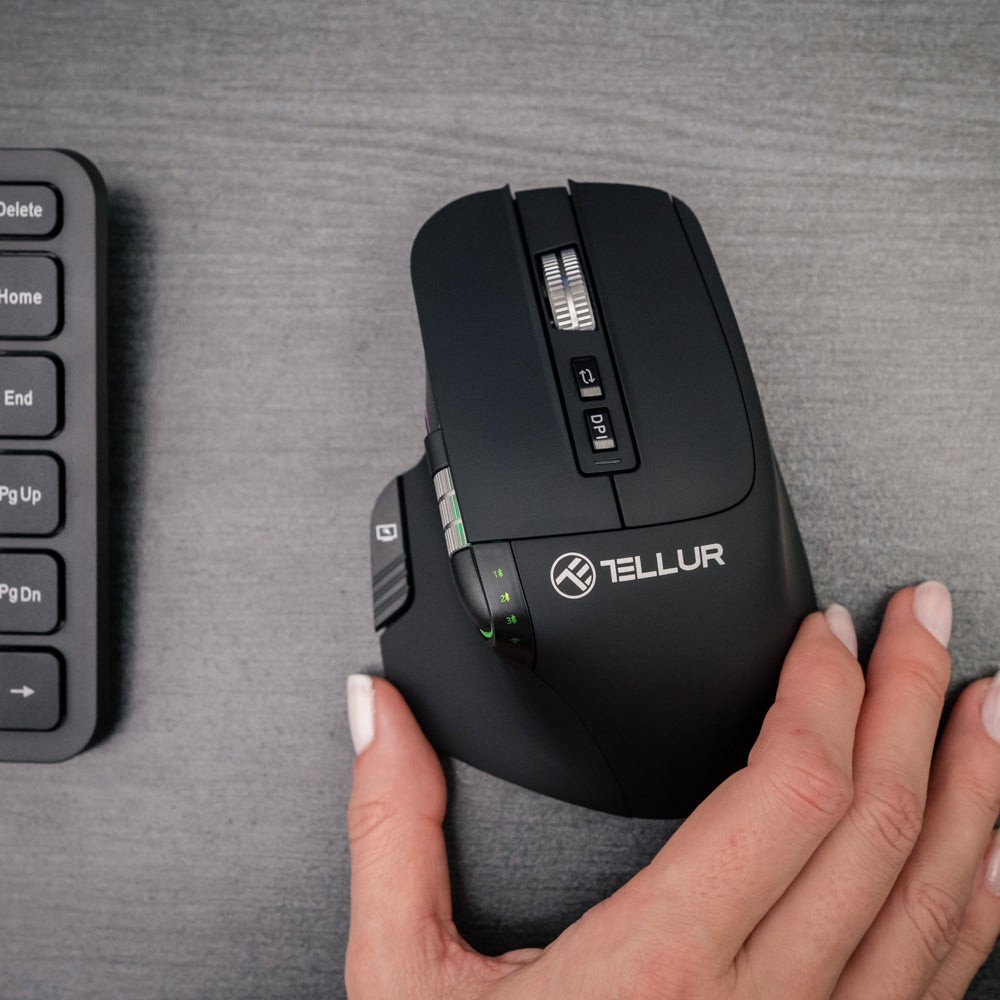 Mouse fără fir Tellur Shade, Bluetooth, Negru [5]