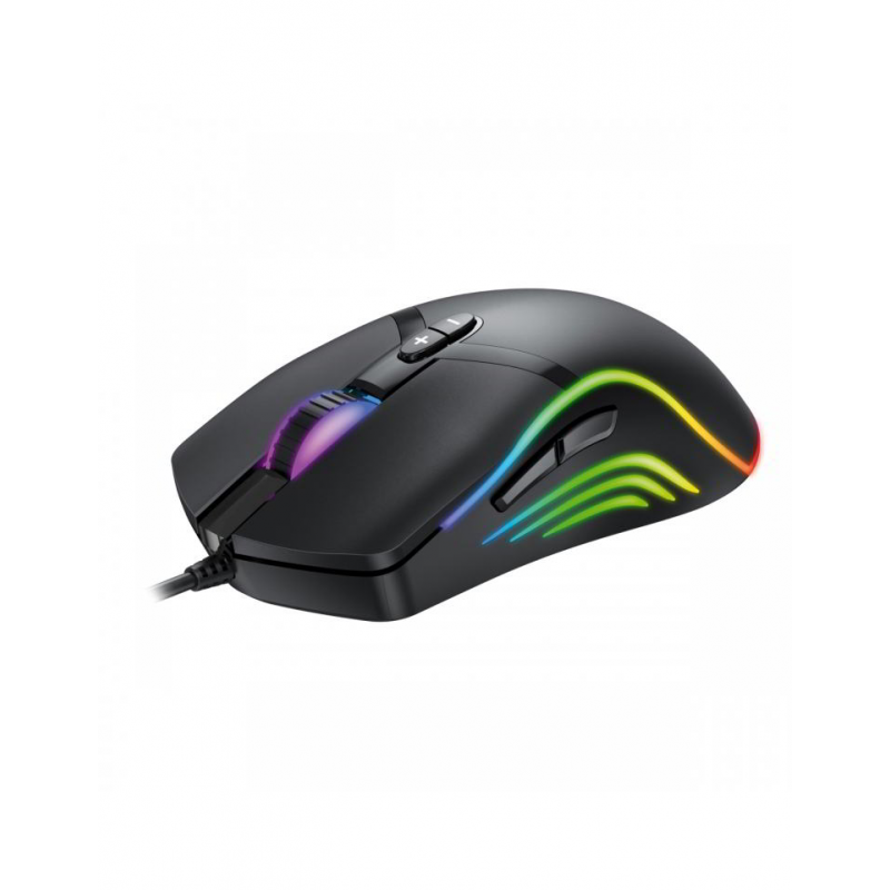 Mouse optic Omega Varr Gaming VGMB03, 1000-1600-3200-6400 dpi, USB, iluminare RGB, 7 butoane, negru [3]