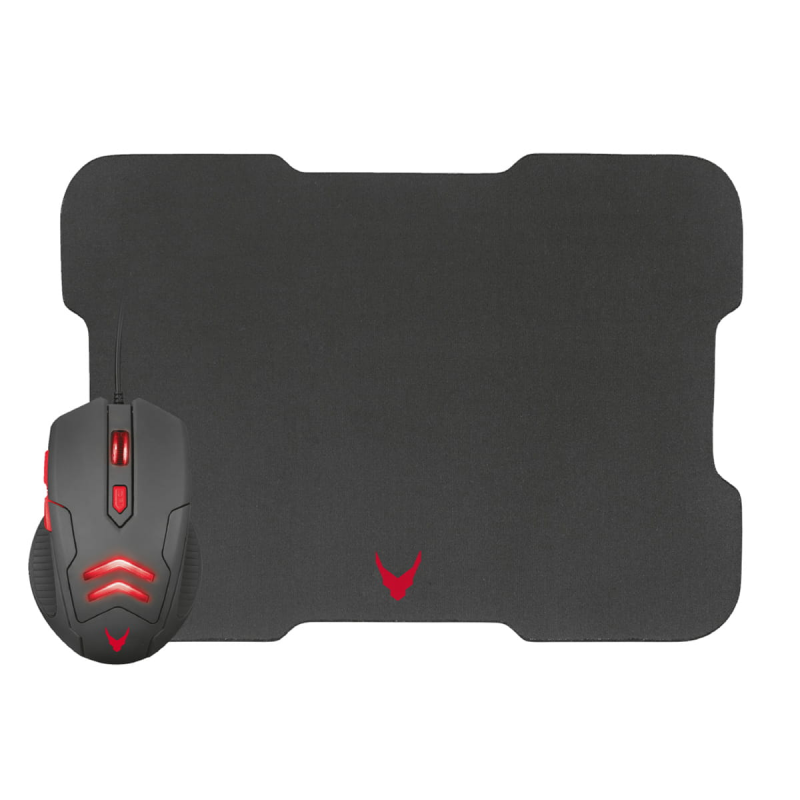 Mouse optic si mousepad Omega Varr Gaming VSETMPX4 44856, 3200 dpi, USB, iluminare RGB, 6 butoane, negru [3]