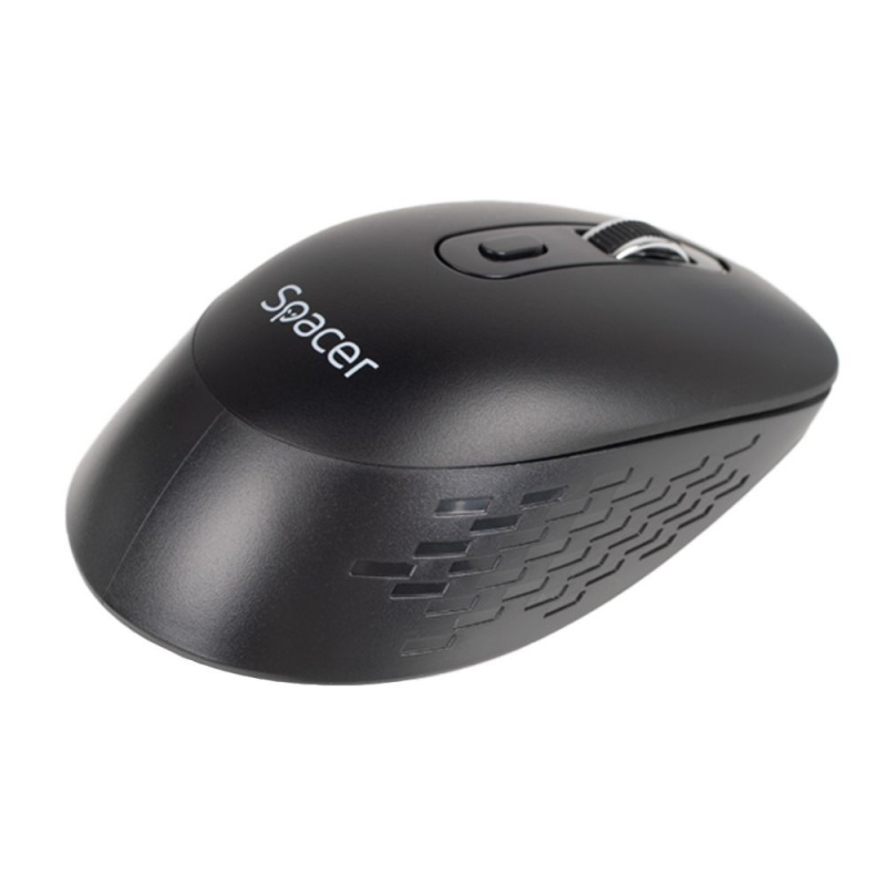 Mouse wireless Spacer SPMO-WS-BK-04, 1000-16000 dpi, conector USB 2.4GHz, negru, include 2 baterii AAA [3]