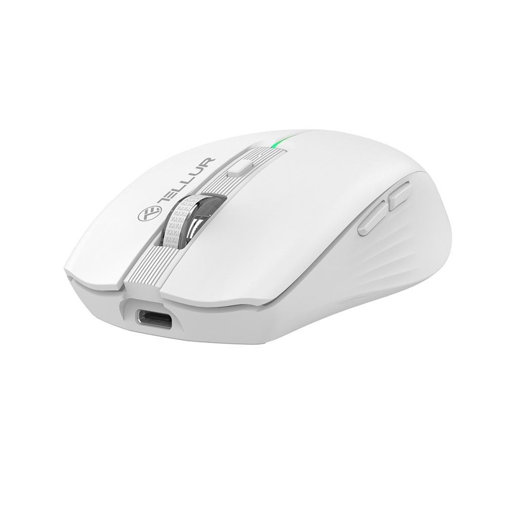 Mouse wireless Tellur, Silent Click, Alb [2]