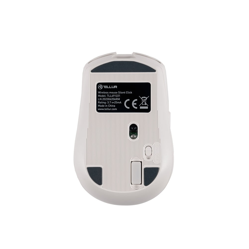 Mouse wireless Tellur, Silent Click, Alb [13]