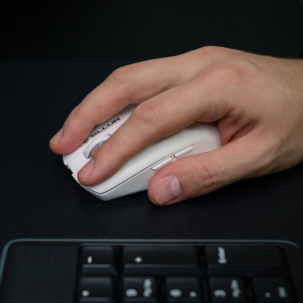 Mouse wireless Tellur, Silent Click, Alb [8]
