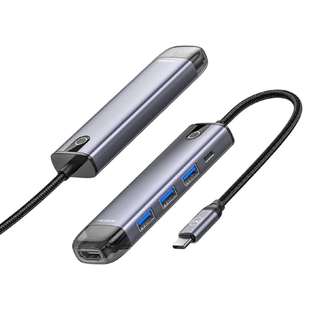 Multihub Type-C Mcdodo 5 in 1 Grey [5]