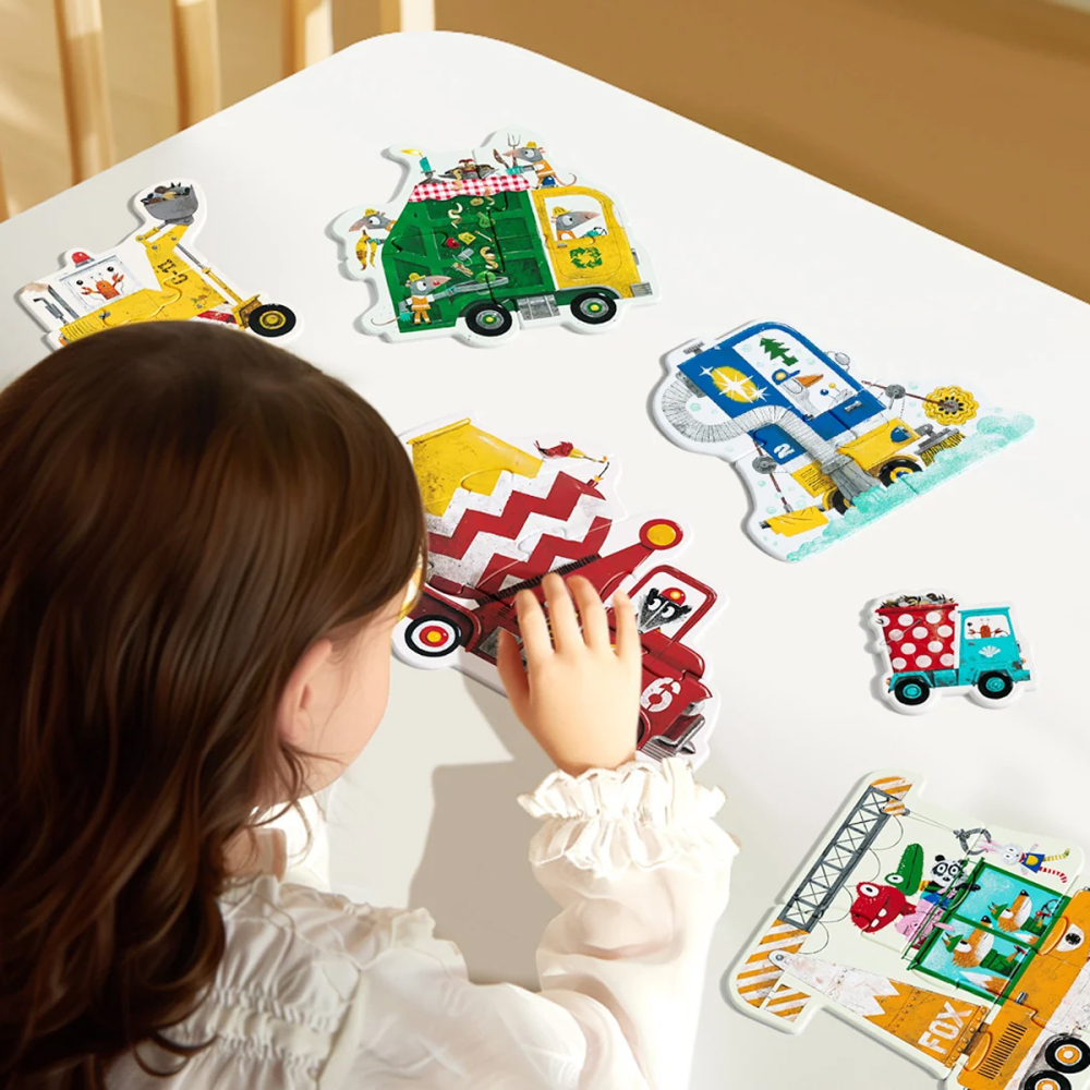 My First Artist Puzzle - Construction vehicles [2]