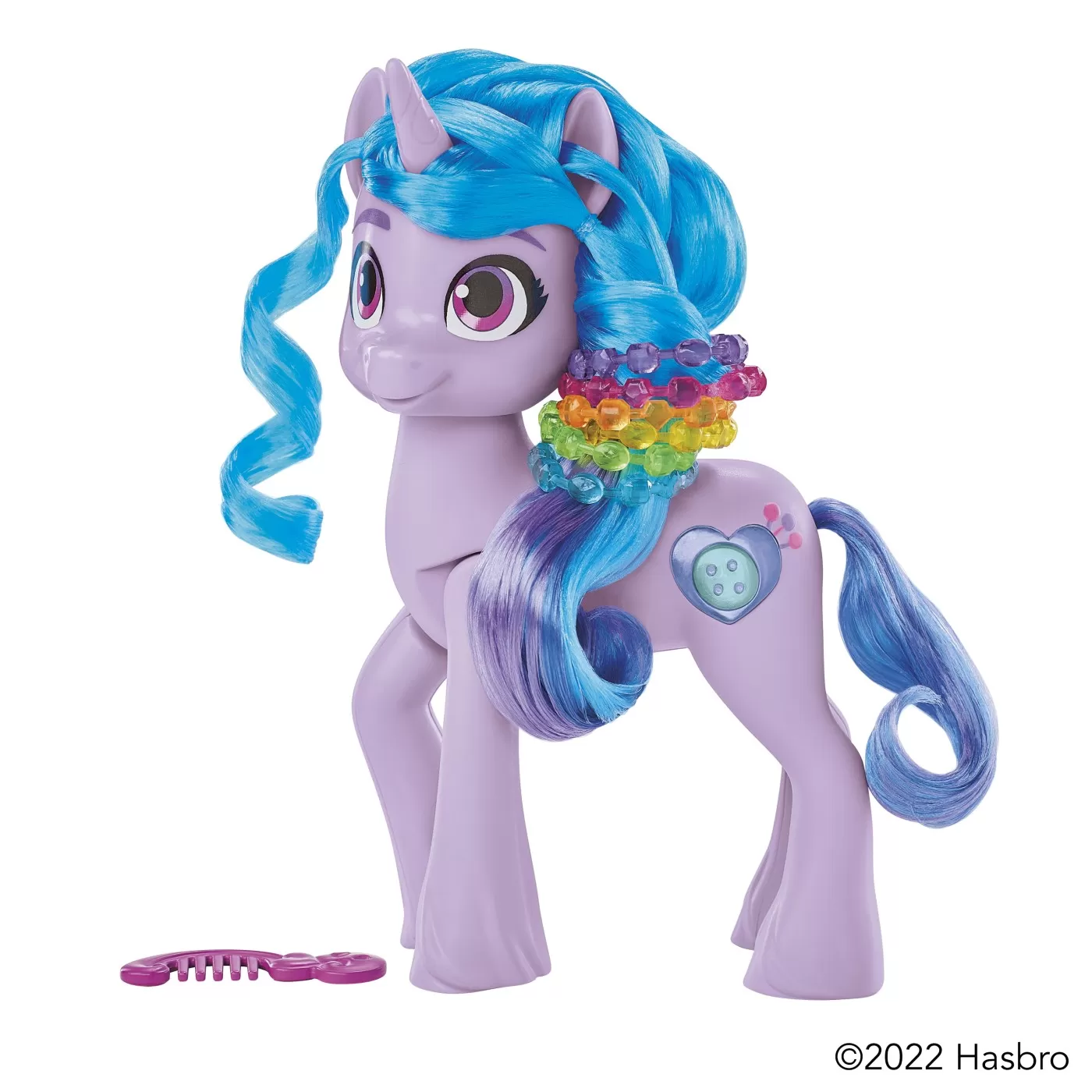 Izzy Moonbow, Figurina Unicorn 15 cm, My Little Pony, See Your Sparkle, varsta de la 5 ani la 12 ani [4]