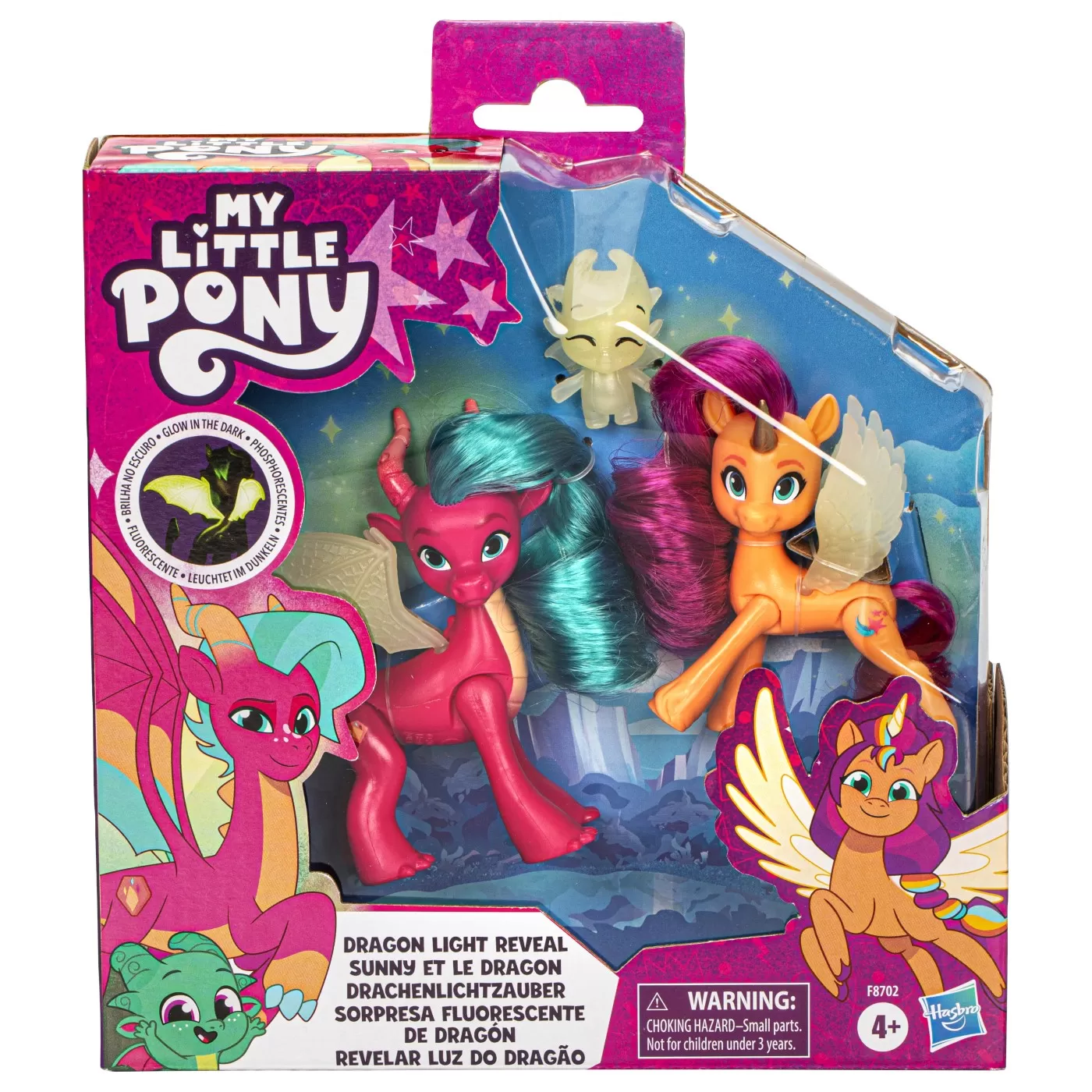 My little pony set 2 figurine dezvaluirea dragonului, varsta de la 4 ani la 8 ani [1]