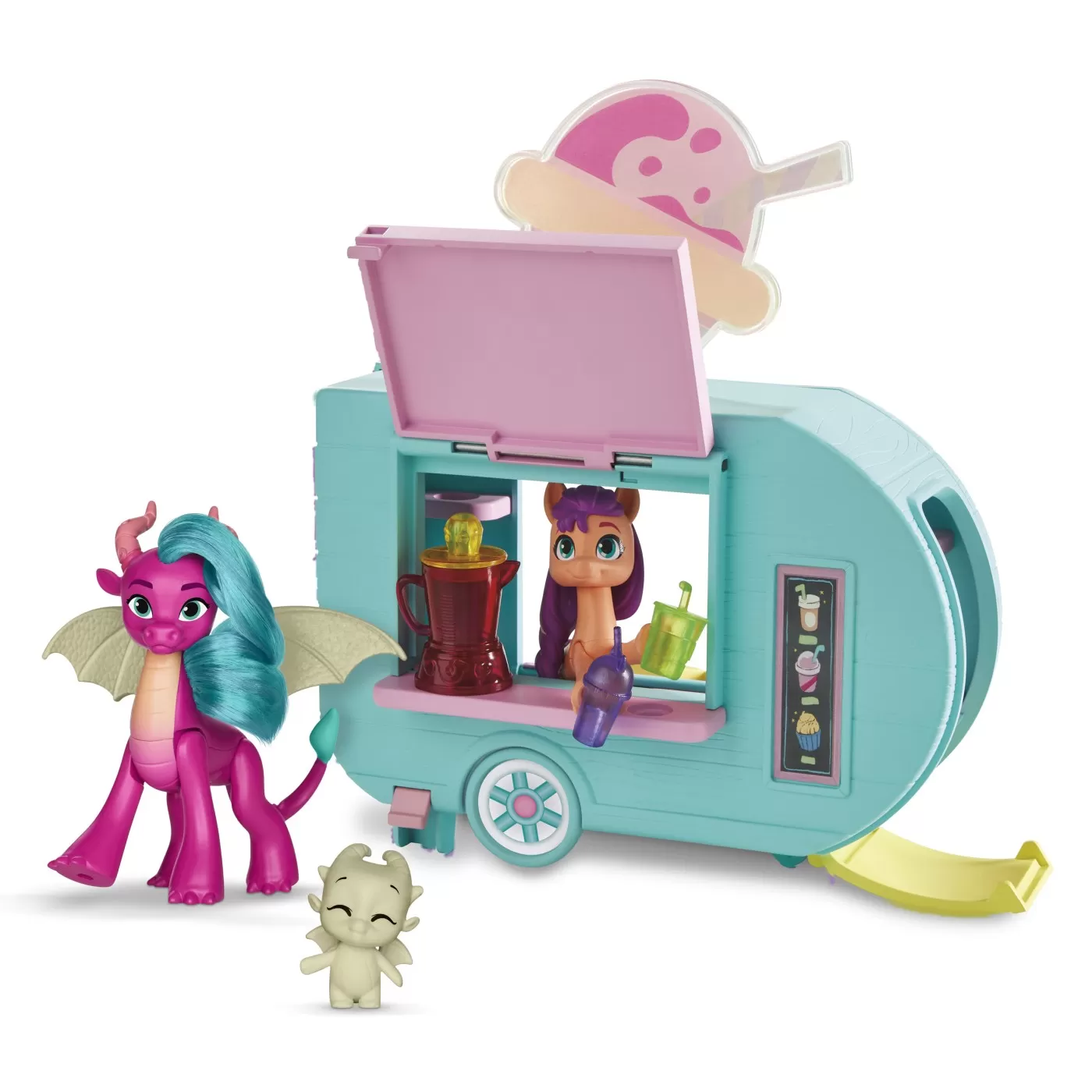 My little pony set 2 figurine dezvaluirea dragonului, varsta de la 4 ani la 8 ani [2]