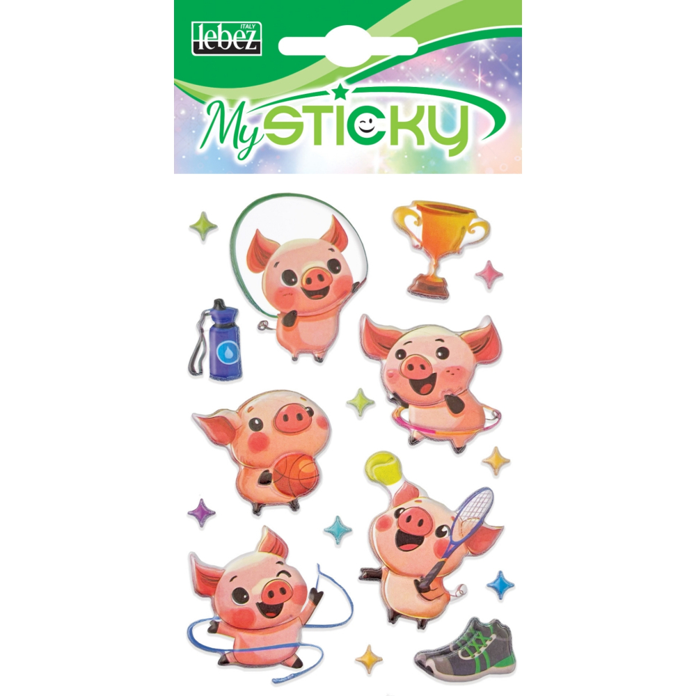 My Sticky 3D Crazy Farm, 6 modele asortate , pret/1 buc [5]
