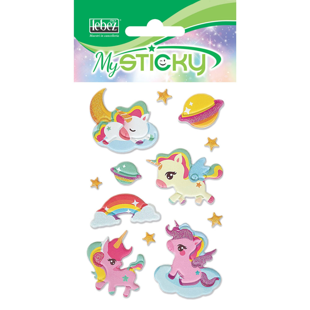 My Sticky 3D Fantasy Collection Fete, 6 modele asortate , pret/1 buc [6]