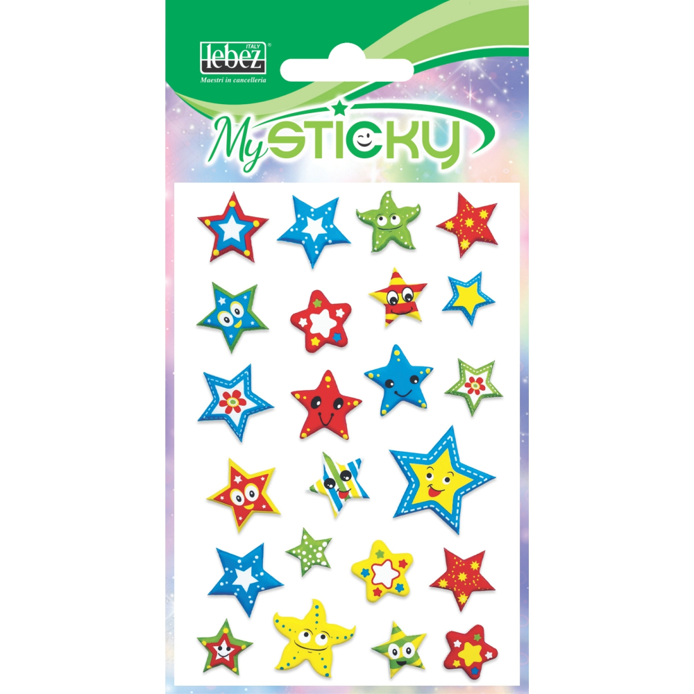 My Sticky 3D Stars, 6 modele asortate , pret/1 buc [7]