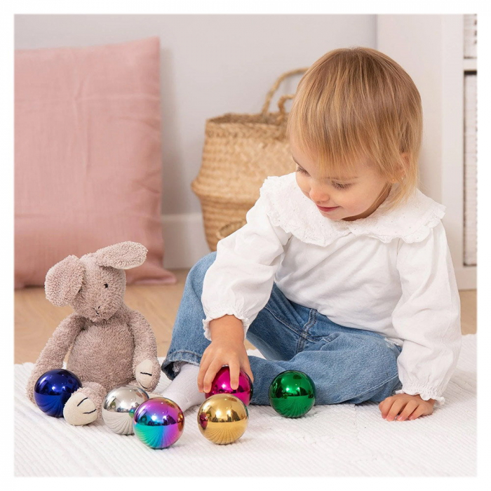 Mystery Balls, bile reflectorizante, 6 buc., TickiT, 0-5 ani [2]